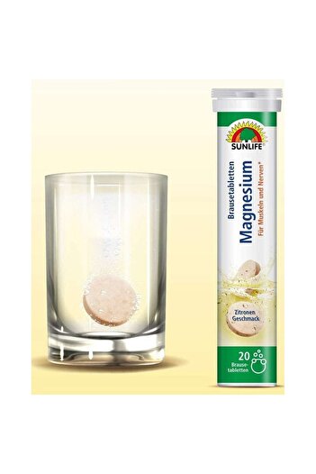 Sunlife Magnesium, 20 tablets, – Supplement to reduce fatigue and support the muscular system