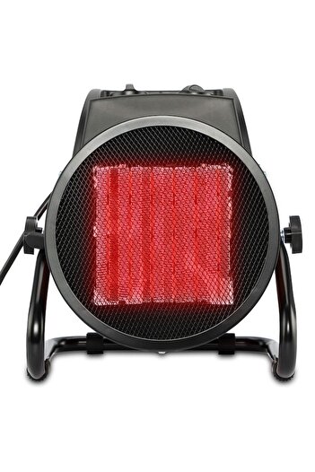Optim Solution Industrial Fan Heater 3000W - Thermostat & Overheat Protection (Red)