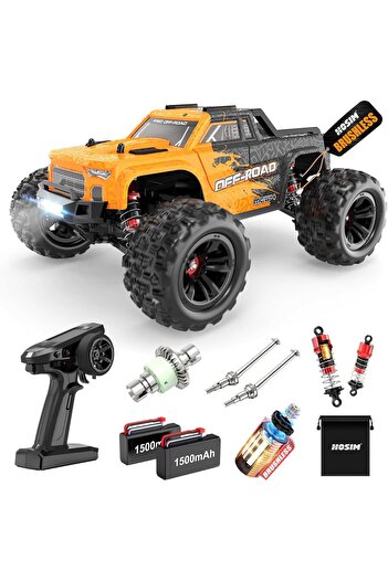 MJX Hyper GO 1:16 2.4G 4WD Brushless RC Hobby Truck - 39 km/h, Ages 14+ (Multicolor)