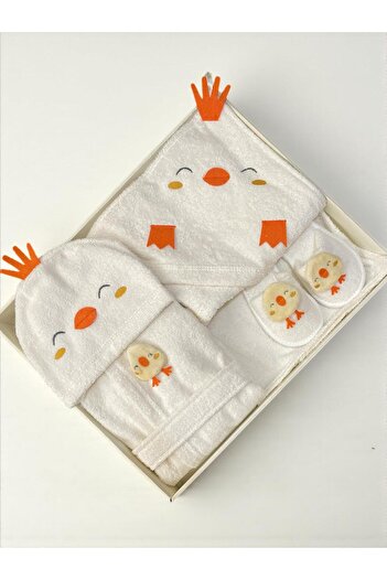 ALTINTAŞ BABY Civcivli Bathrobe Set 30038.03 Ecru