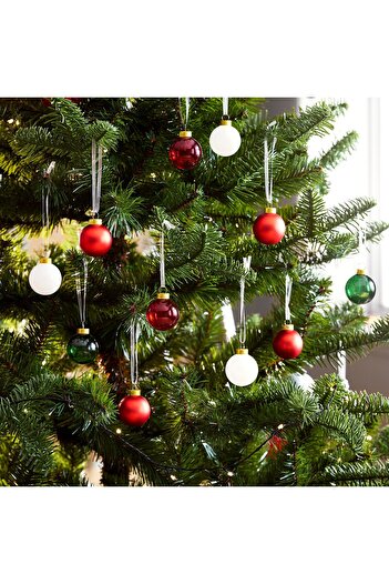 IKEA of Sweden VINTERFINT Tree ornament, bauble glass/mixed colours, 3.5 cm