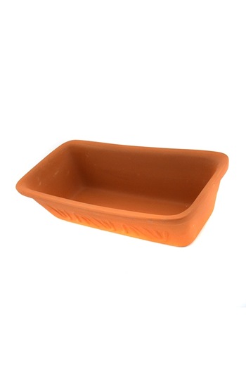 ABS Clay loaf baking tray, rectangular, 30 x 14 x 7 cm