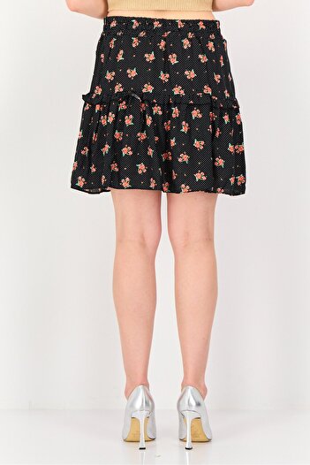 Faith Women Floral Print Mini Skirt, Multicolor