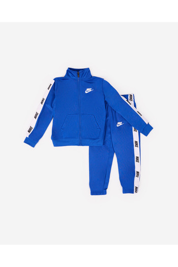 Nike TRICOT SET YAN ŞERİTLİ POLYESTER MAVİ UNISEX ÇOCUK EŞOFMAN TAKIM 76G796 (1-4 YAŞ)