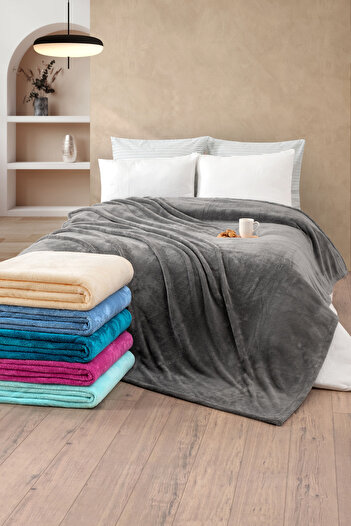 BELLA BOHEMS Double Wellsoft Plush Blanket 180 X 200 cm