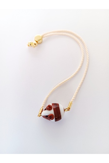 ADAMODART Guinea Pig Murano Glass Beaded Bracelet