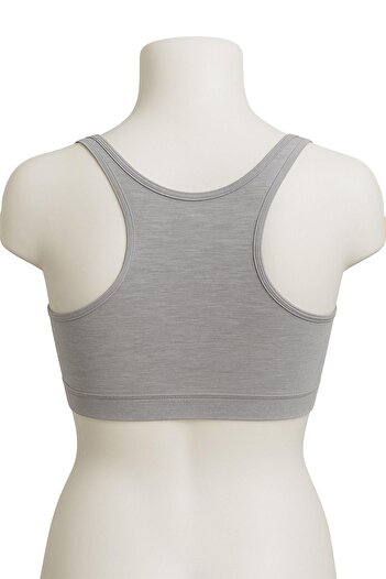 Emay Grey Mi 1817 Sports Bra with 6 Pads