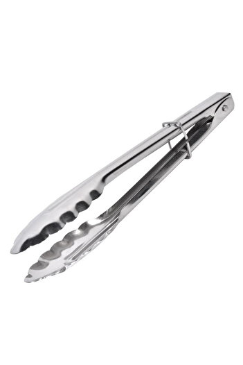 OEM Metal tongs for serving salad, size 24 cm