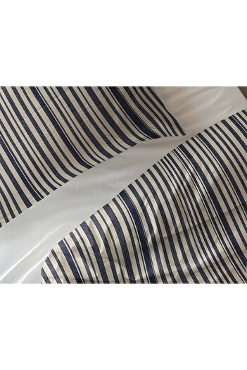 Sleeptime Duvet cover set, Cotton, Regatta Blue, 240 x 200 cm