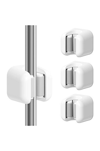 Generic Aputue Broom Holder Wall Mount, 3 Piece Heavy Duty Wall Organizer with Strong Adhesive, Space Savin