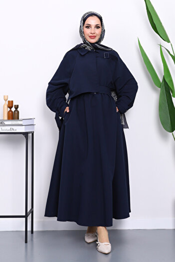 İmajButik Μπλε ναυτικό κορδόνι με ελαστική ζώνη μέσης