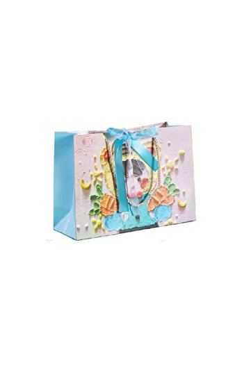 Generic Playpro Pack Of 2 3D Cute Boy Gift Bag Large 43X32X14Cm Multi Color