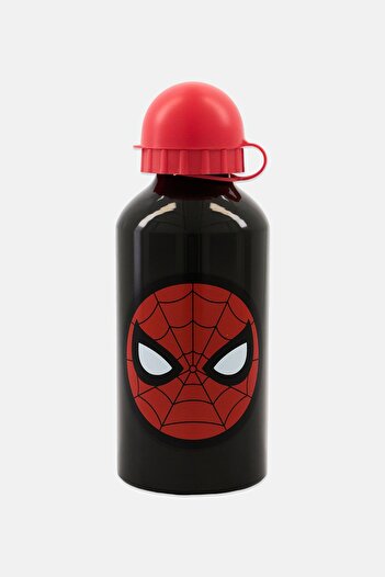 Marvel Kids Spider Man Water Bottle 500ml, Black