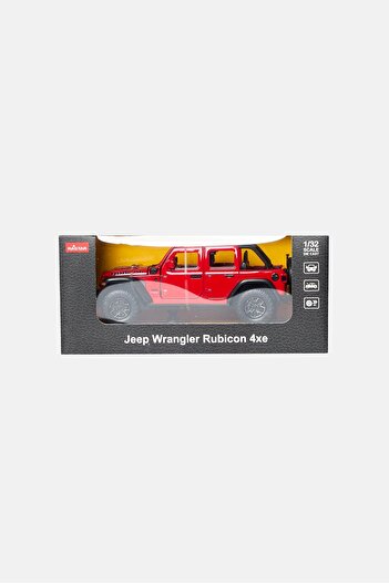Rastar 1/32 Scale Jeep Wrangler Rubicon Diecast Car, Red