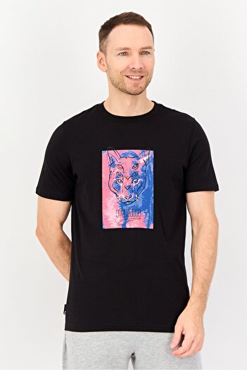 Puma Men Sportswear Fit Short Sleeve Outdoor T-Shirt, Black