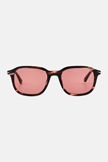 Police Men SPLL81M Square Sunglasses, Brown