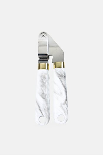 Mario Lopez Marble Finish Garlic Press, Multicolor