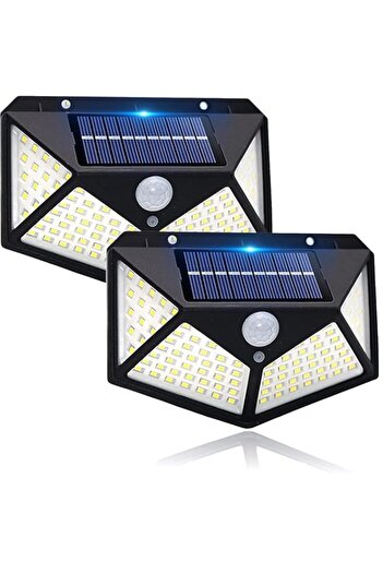 Generic 2 Pack Solar Outdoor Lights,Solar Motion Sensor Lights Wireless IP 65 Waterproof Outdoor Lights,100