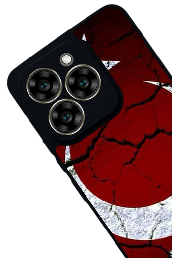 Aksel Kılıf Reeder S919 Compatible Printed , Matte Black, Soft Silicone, Protective, Shock Absorbing Cover, Case