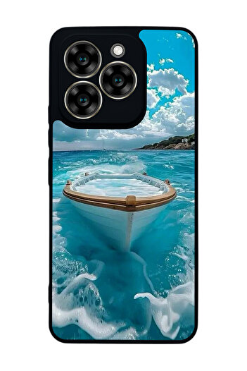 Aksel Kılıf Reeder S919 Compatible Printed , Matte Black, Soft Silicone, Protective, Shock Absorbing Cover, Case
