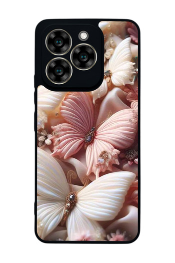 Aksel Kılıf Reeder S919 Compatible Printed , Matte Black, Soft Silicone, Protective, Shock Absorbing Cover, Case