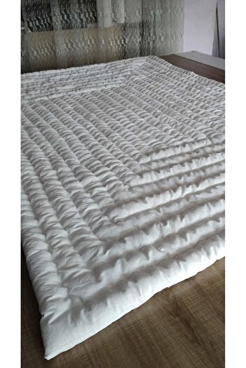 Cotivo Aslhome Handmade Hand-Woven Single-Person Natural Wool Quilt