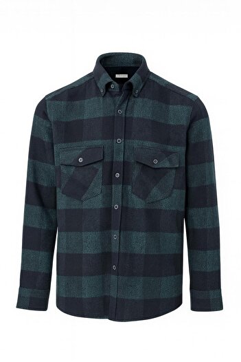 FABİO CASSANİ Men's Winter Genuine Lumberjack Shirt