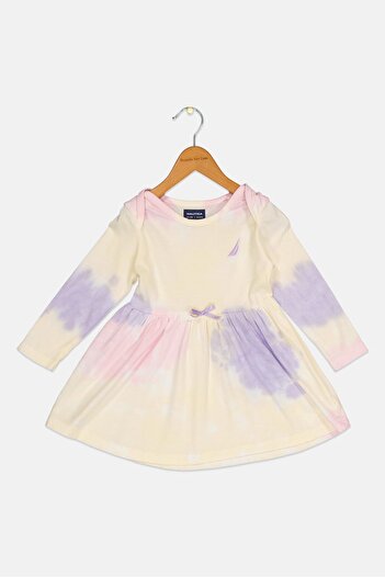 Nautica Toddlers Girl Tie Dye Dress, Multicolor