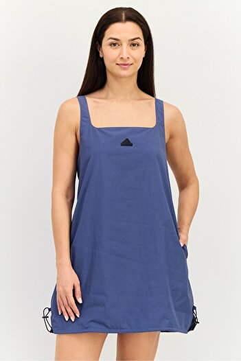 adidas Women Sportswear Fit Sleeveless Outdoor Dress, Grey