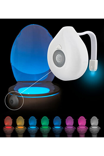 Other LED lamp with motion sensor for toilet - 8 colors, twilight sensor, automatic switch