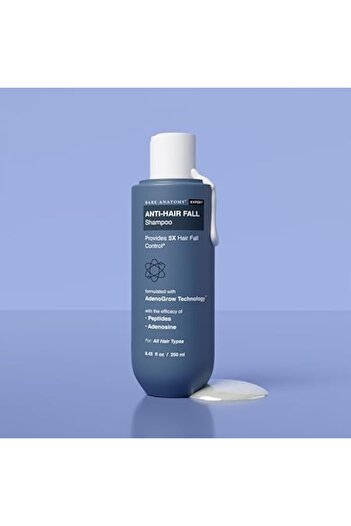 Bare Anatomy Anti Hair Fall Shampoo | 5x Hair Fall Control | Adenosine & Peptides | 250ml
