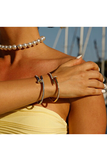 ElectraStore Set of 2 Gold Plated "CUI" Bracelets - 114