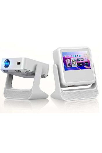 Generic 4K Portable Projector Dual Screen Touch Control LED Home Theater New Design