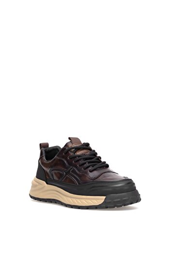 Guja 25K570-1 Men's Genuine Leather Classic Sneaker Brown