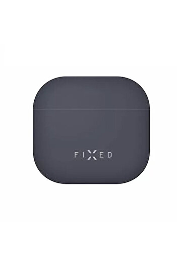 FIXED Carcasă Silky pentru AirPods 4, albastră, FIXSIL-1473-BL
