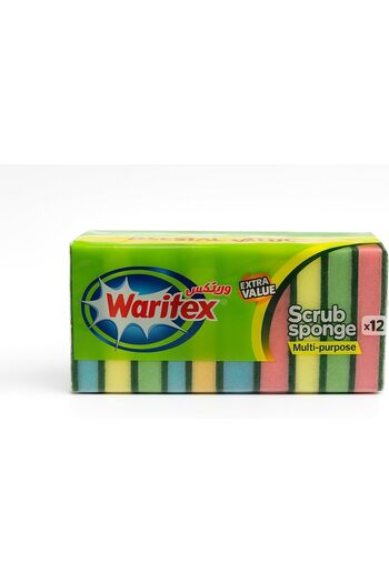 Generic Writex Kitchen Cleaning Sponges, 12-Pack, Eco-friendly, Non-Scratch
