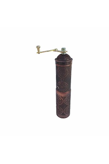 EHA EHA manual grinder, traditional for coffee, spices, 21 cm, antique brass copper color
