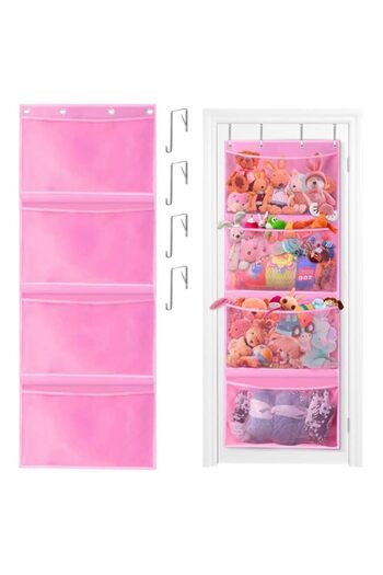 Generic HASTHIP® Toys Storage Organizer Large Capacity Hanging Toy Storage Bag for Kids Room,Over Door Orga