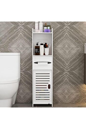 Generic LINGWEI Bathroom stand Bathroom Cabinet bathroom Corner Stand Floor Stand Sing Organizer For Bathro
