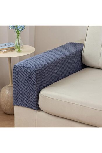 Generic Couch Arm Covers for Sofa, 2-Pack Washable Armrest Protector with Twist Pins, Pet-Friendly Fabric,