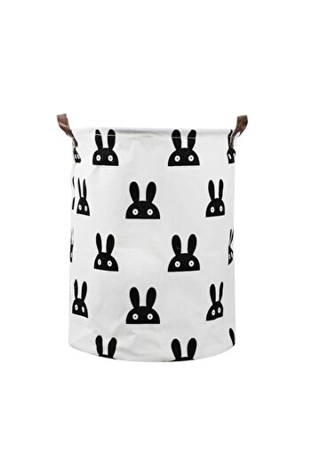 Generic Canvas Storage Basket with Handle Large Organizer Bins for Dirty Laundry Hamper Baby Toys Nursery K