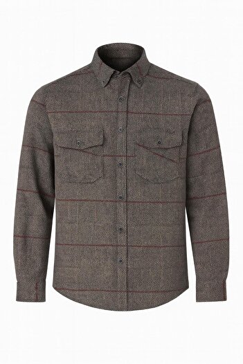 FABİO CASSANİ Men's Winter Genuine Lumberjack Shirt - 7401