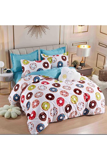 JOJO HOME Double Bed Linen, Finet Fabric, 6 Pieces