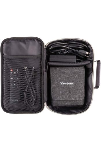 ViewSonic PJ-CASE-010 Padded Zippered Protective Case for M1 - Gray