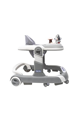 Z-Tools Prewalker with 6 silent wheels, 6 months+, adjustable seat, easy folding, gray / ZTS9133