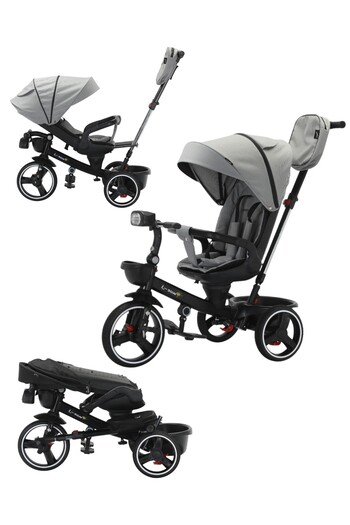 L-Sun Multifunctional Tricycle, 360° Rotating Seat, Sleeping Position, Foldable, Music and Lights