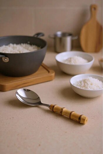 Bambum Mundo Bambu Handle Rice Spoon 28*7.5cm