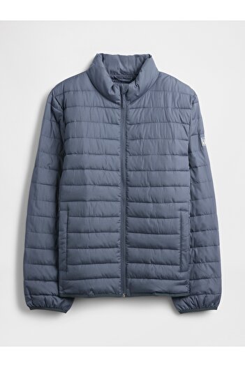 GAP Erkek Mavi 100% Geri Dönüştürülmüş Relaxed ColdControl Şişme Mont