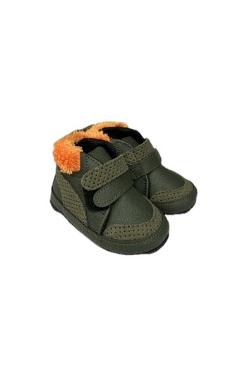 LOVE MAXX Suede Leather Welsoft Boots Khaki