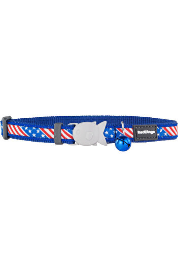 RedDingo Dog collar Red Dingo STYLE US FLAG 15 mm x 24-36 cm
